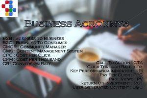Business Acronmys