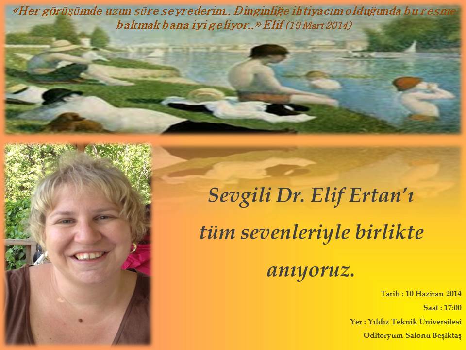 Elif Ertan’ı Anma Töreni
