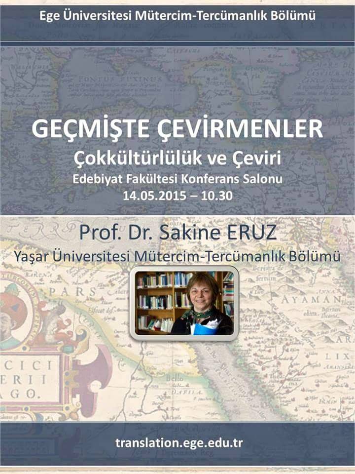 Sakine Eruz, Ege Üniversitesi’nde!