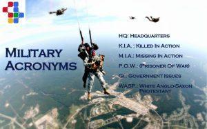 Military Acronyms