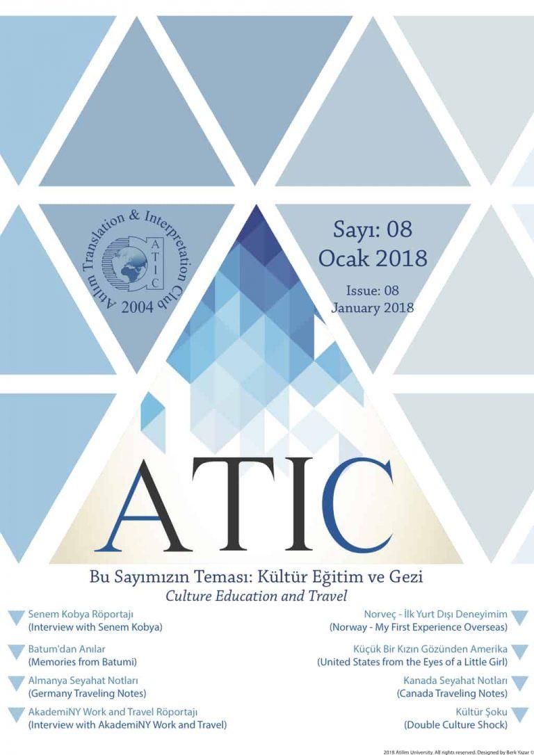 ATIC Dergisinin Yeni Sayısı Çıktı!