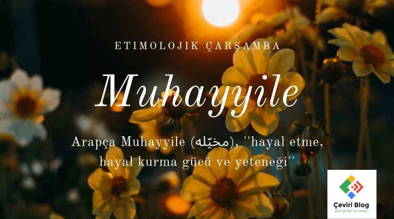 Etimolojik Çarşamba: Muhayyile