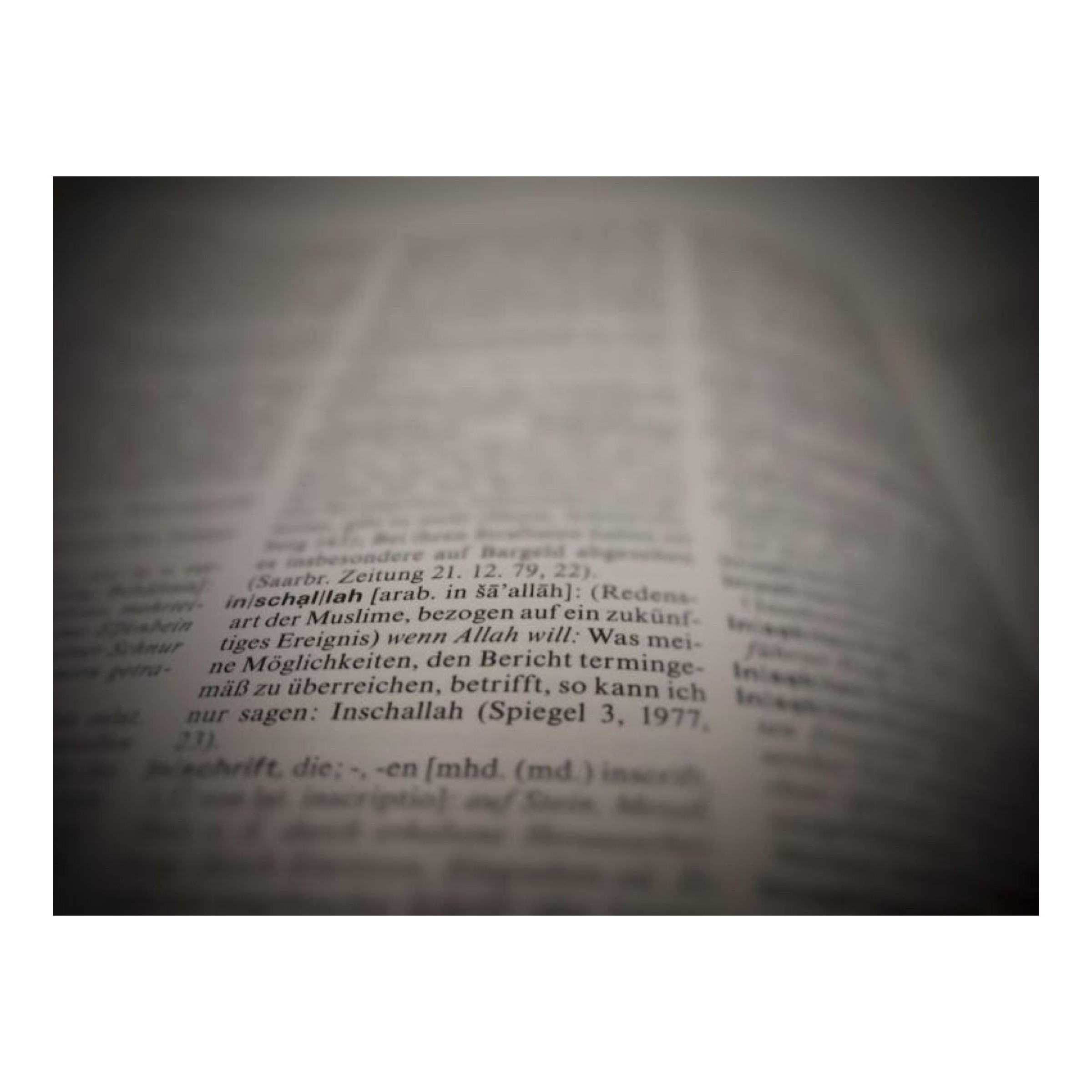 Duden’den ”Inschallah” Açıklaması